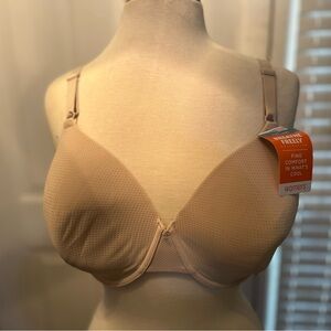 Warner's Women's Light Brown Bra with underwire